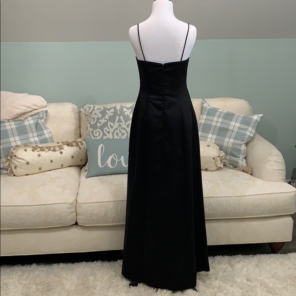 NWT Gorgeous Chic Black Gown with matching wrap - Picture 5 of 7